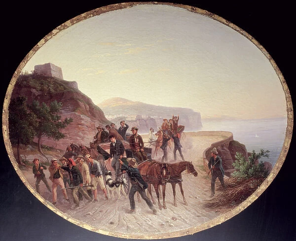 The Capture of Guido Edmondo, c. 1864 (oil on canvas on wood)