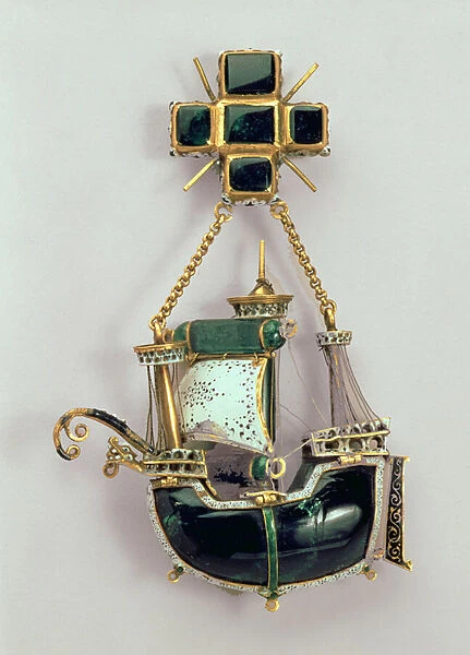 Caravel pendant, 1580s-90s