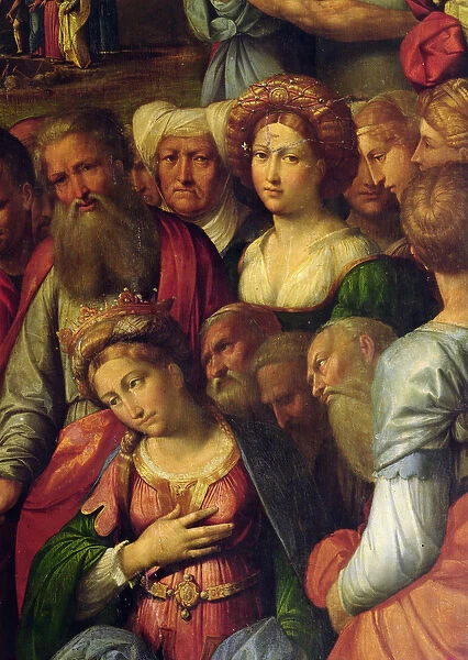The Carrying of the Cross (detail of altarpiece)