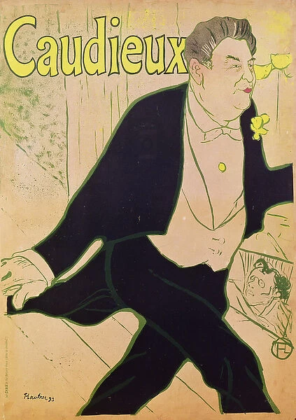 Caudieux (poster), 1893 (colour lithograph)