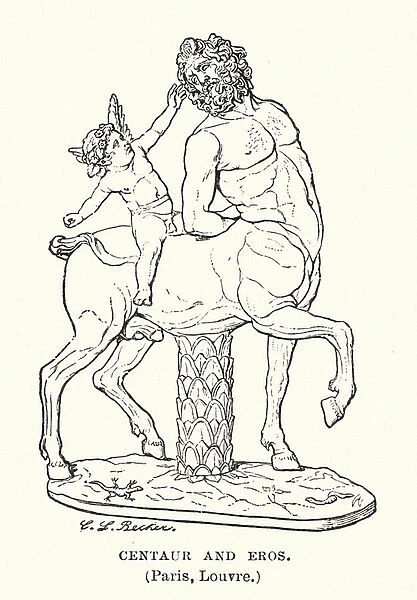 Centaur and Eros (engraving)