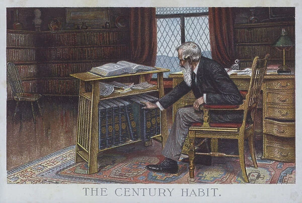 The Century Encyclopaedia Habit (colour litho)