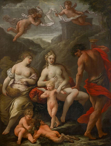 Ceres, Bacchus and Venus, c. 1550-1610 (oil on canvas)