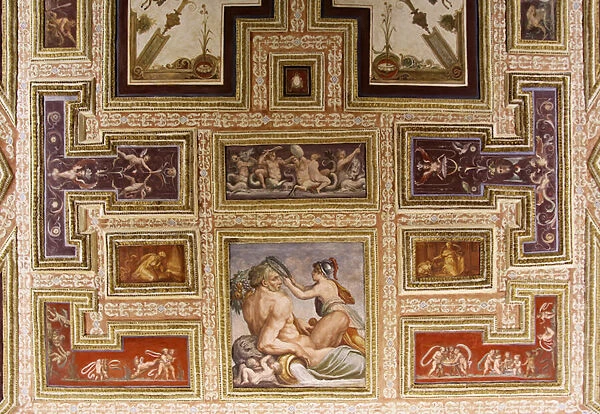 Ceres nursing Triptolemus, detail of the Altoviti ceiling, 1553 (fresco)