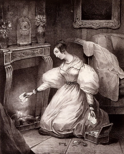 Chagrin D Amour, early C19th (engraving)