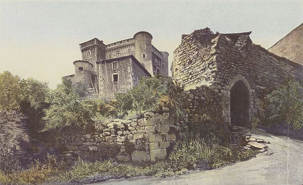 Chalmazelles, Chateau (colour photo)
