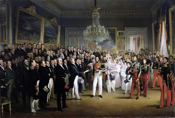 The Chamber of Deputies at the Palais Royal Summoning the Duke of Orleans, 7th August 1830