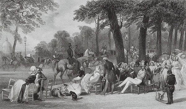 The Champs Elysees (engraving)