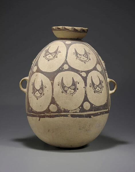 A Chancay painted vessel, c.1100-1400