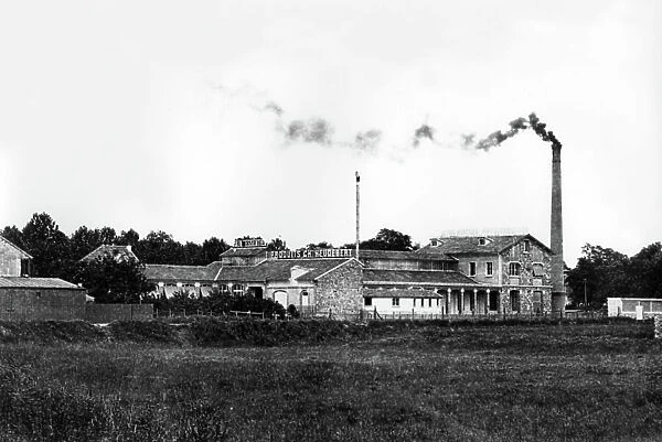 Charles Heudebert's factory in Nanterre, France, c. 1906 (photo)