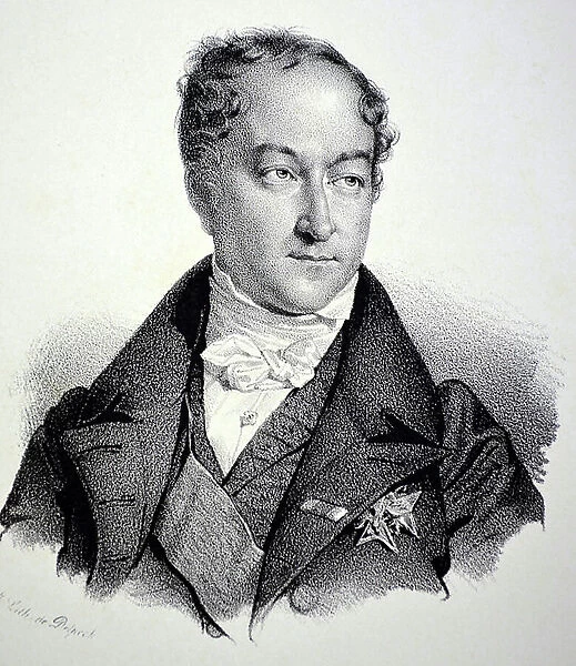 Charles Ignace, Comte de Peyronnet, 1832 (litho)