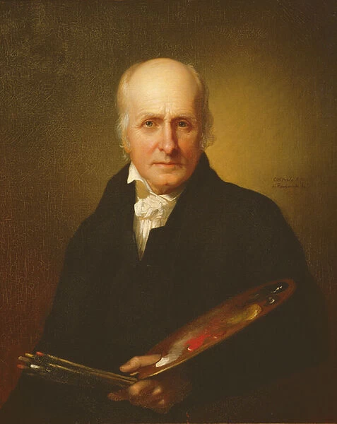 Charles Wilson Peale (1741-1827) (oil on canvas)