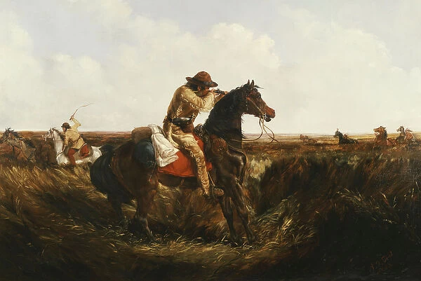 The Check - Keep Your Distance, 1852 (oil on canvas)