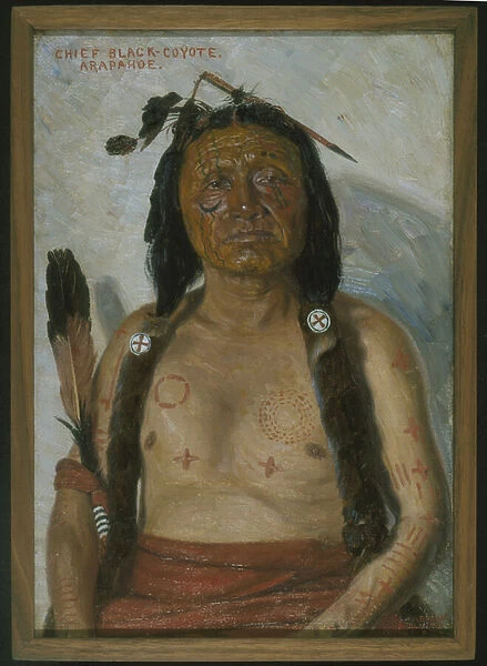 Chief Black-Coyote, 1899 (oil on canvas)