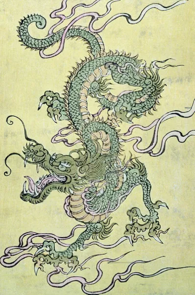 Dragon discount painting chinese
