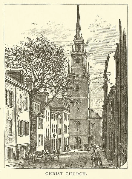Christ Church, Boston, Massachusetts (engraving)