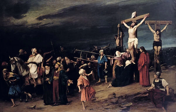 Christ on the Cross, 1884 (oil on canvas)