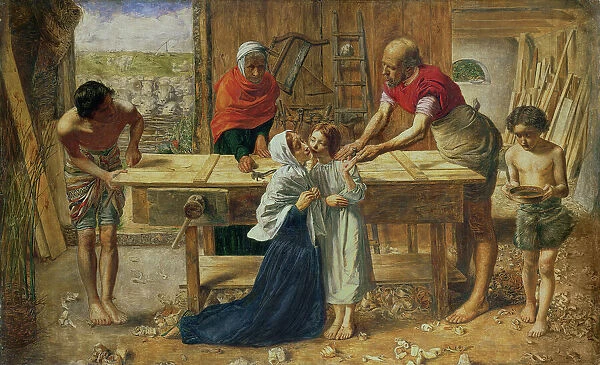Christ in the House of His Parents, 1863 (oil on canvas)