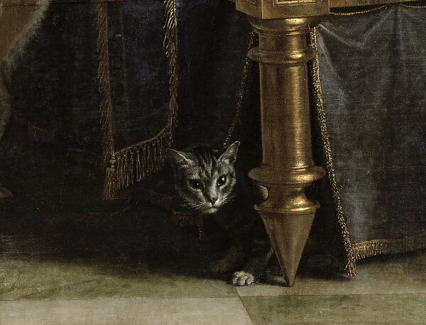 Christ in the House of Simon the Pharisee, c. 1656 (oil on canvas) (detail of 173719)