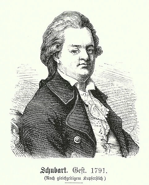 Christian Friedrich Daniel Schubart, 1739-1791 (engraving)