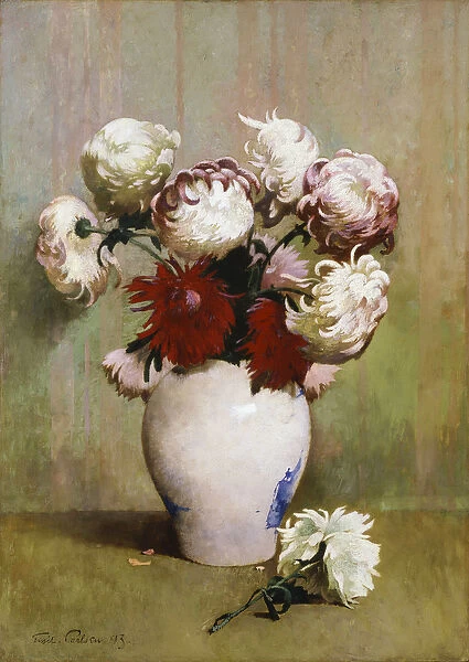 Chrysanthemums, 1893 (oil on canvas)