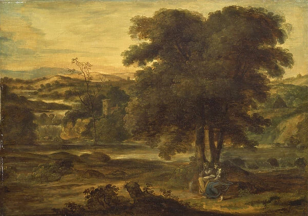 Classical Landscape, c. 1767-71 (oil on panel)