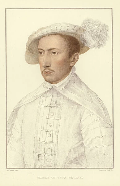 Claude XVII, Count de Laval (aquatint)