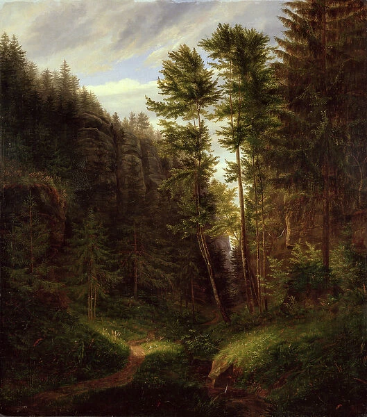 Clearing in the Uttenwald Region, 1820 (oil on canvas)
