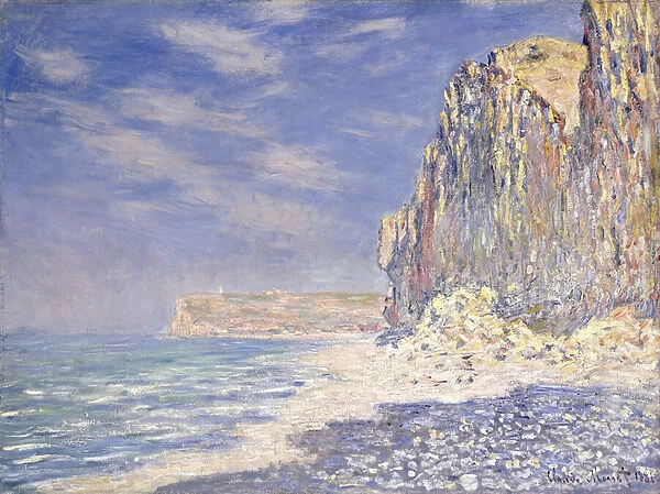 Cliffs near Fecamp, 1881 (oil on canvas)