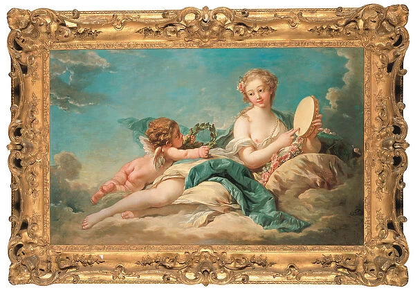 Clio, the Muse of History and Song, 1758 (oil on canvas)