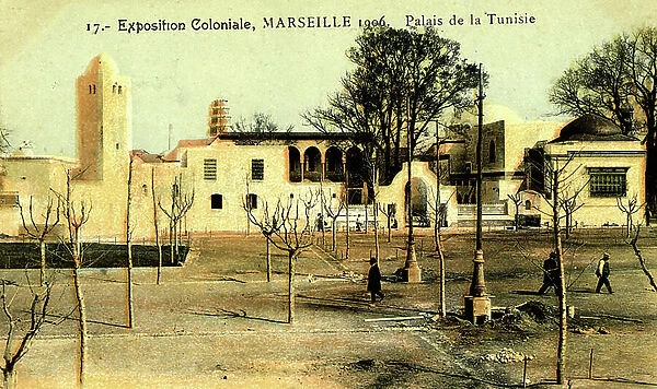 Colonial Exhibition Marseille 1906, Palais de la Tunisie Postcard