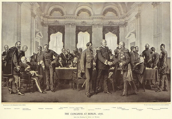The Congress at Berlin (litho)