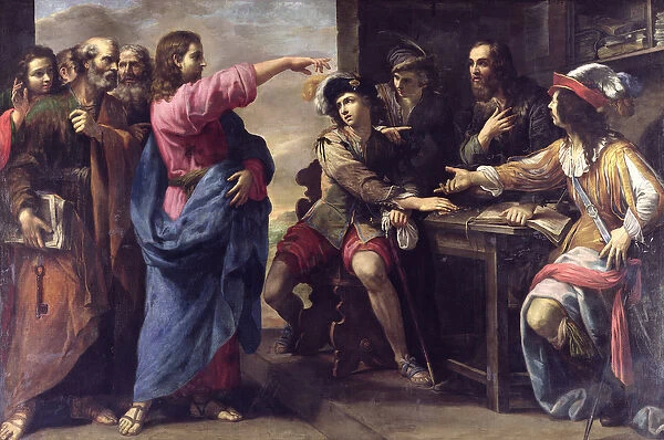 The Conversion of St. Matthew (oil on canvas)