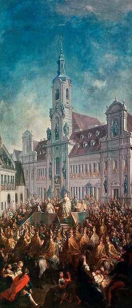 The Coronation of Empress Maria Theresa of Austria (1717-80) in Pressburg, 1768