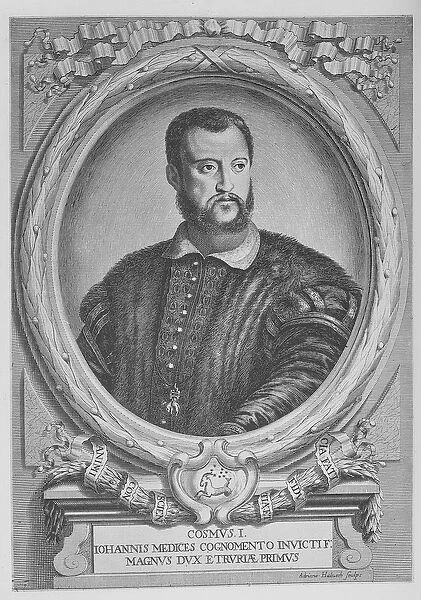 Cosimo I de Medici, Grand Duke of Tuscany (engraving)