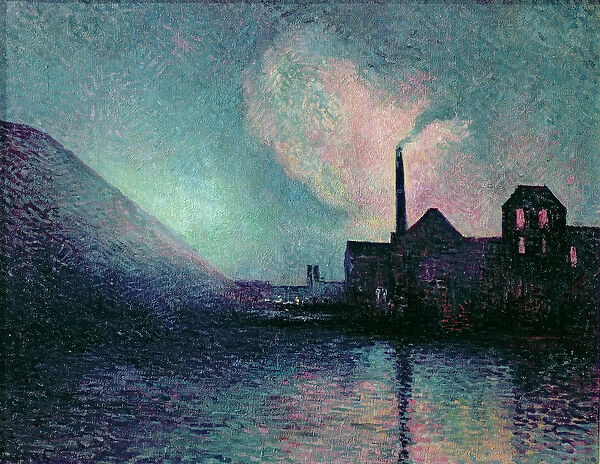 Couillet by Night, 1896 (oil on canvas)