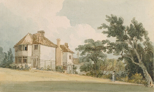 Country House, c. 1797 (w  /  c with pen & ink over graphite on paper)