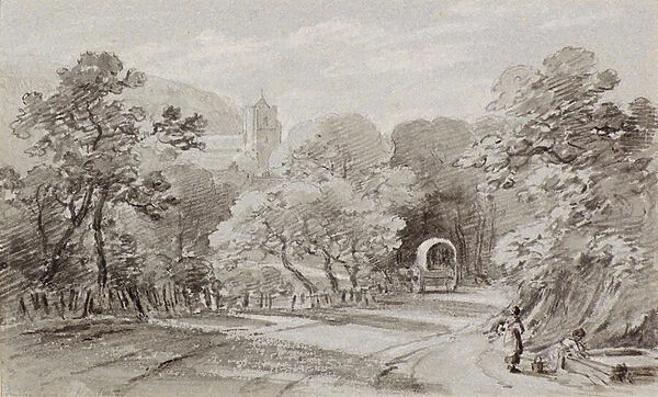 A Country Road, Hastings, c. 1803 (chalk)