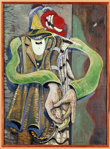 The couple. Painting by Max Ernst (1891 - 1976), 1924. Private collection