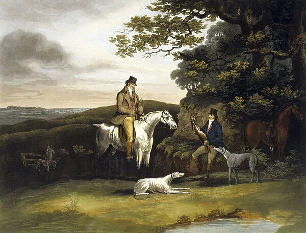 Coursing, plate 3, engraved by R. G. Reeve, 1807 (colour litho)