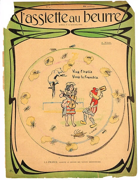 Cover of 'L Plate au beurre', Satirique en couleurs