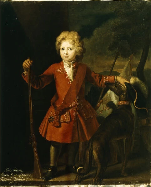 Crown Prince Frederick William I (oil on canvas)