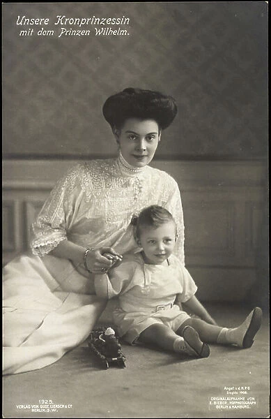 Crown Princess Cecilie, Prince Wilhelm, Liersch 1925