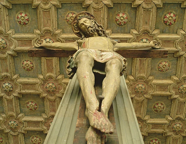 Crucifixion (polychrome wood)