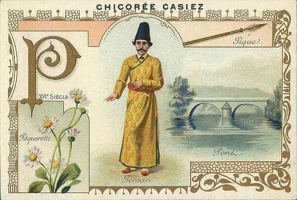 Daisy, Persian, bridge, and pike (chromolitho)