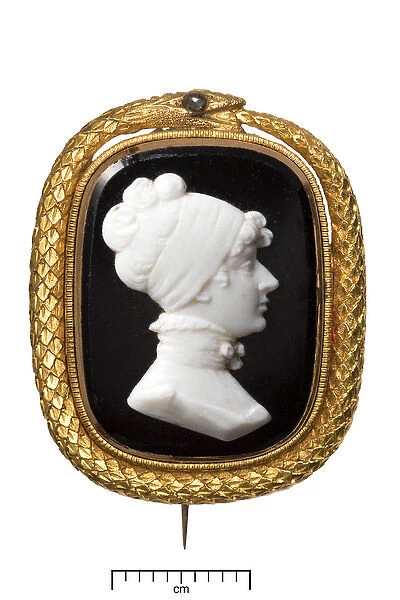 Death of Princess Charlotte Gold Memorial Brooch, ac. 1817