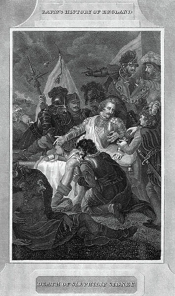 Death of Sir Philip Sydney', c.1815 (engraving)