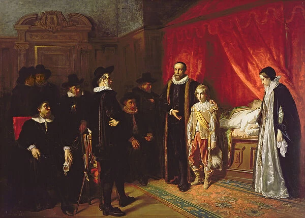 The Death of William the Silent (1533-84) Stadholder of the Netherlands
