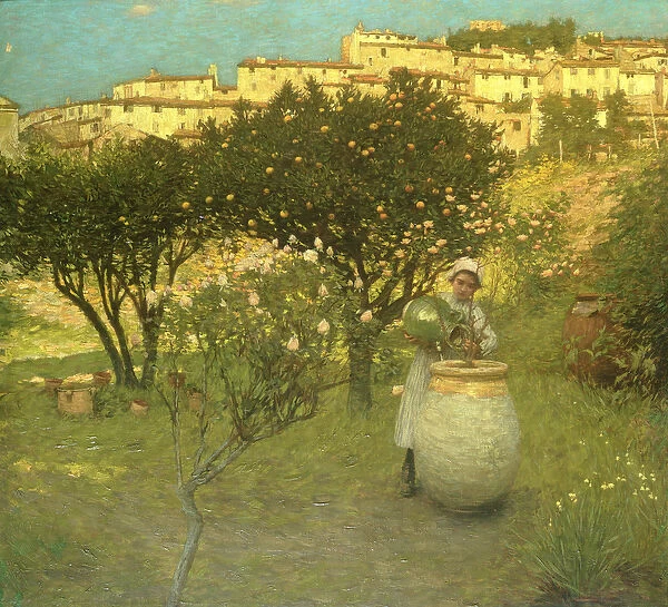 December in Provence (oil on canvas)