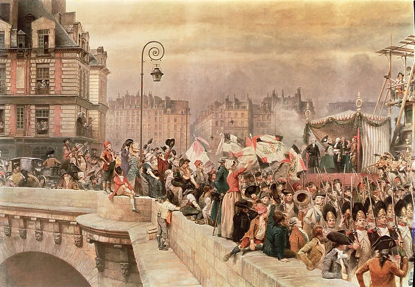 The Departure of the Volunteers 1792 (w  /  c on paper 1907)